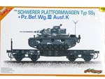 Schwerer Plattformwagen Typ Ssy + Pz. Bef. Wg.III Ausf.K