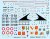 BD 48-46 Dassault Mirage F1 CT 13-SA, 30-SY, 30-SG, 30-QR (4 décorations)