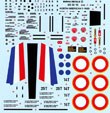 BD 32-12/13 North American F-100D franï¿½ais 11-RD, 11-EG, 3-IJ, 3-JD (4 dï¿½corations, 2 planches)