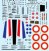 BD 32-12/13 North American F-100D franï¿½ais 11-RD, 11-EG, 3-IJ, 3-JD (4 dï¿½corations, 2 planches)