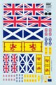 UK Antenna Flags & Stickers (Part 1) 1/35