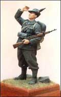 Italian Alpino mountain soldier, WW2 (métal) 1/35