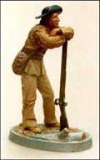 Kit Carson leaning on rifle   (metal) 1/32