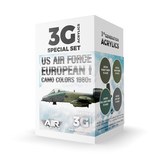 AK11749 US Air Force European I Camo Colors 1980s