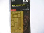 Arab License Plates 1/35