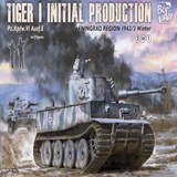 Border Model BT-014 Tiger I Initial Production s.Pz.Abt. 502 Leningrad Region 1942/3 Winter (3 in 1) 1:35