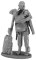 Parachutiste de la 101ème Airborne Screaming Eagles (6 juin 1944) figurine 120mm