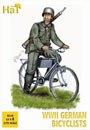 WWII Germans on bicycles
