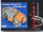 Humber Scout Car Stowage set 