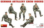 GERMAN ARTILLERY CREW RIDERS 1/35