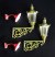Lamps on wall