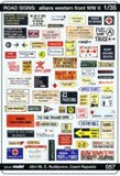 Road signs: allied western front WW II