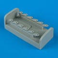 Bf 109E exhaust - TAMIYA 1:48