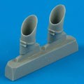 TBM-1/TBM-3 Avenger exhaust - ITALERI/ACC. 1:48