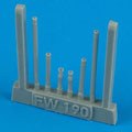 Fw 190A-8 gun barrels (Tamiya) 1:48