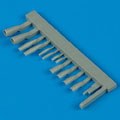 Shenyang F-6 air scoops - TRUMPETER 1:48