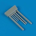 IL-2M Sturmovik gun barrels - ITALERI / ACCURATE