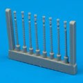 Lancaster gun barrels round perforated 1:72