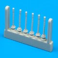 He 111H-4 gun barrels (Hasegawa) 1:72
