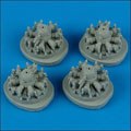 B-24D Liberator engines (HASEGAWA) 1:72
