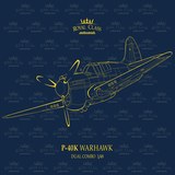 Eduard R0024 P-40K Warhawk DUAL COMBO