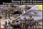 M4A1 Sherman+Sturmgeschutz 1/72