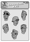 German heads WWII n.1 1:35