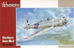 Blackburn Skua II Silver Wings Plastic Kit 1:72 