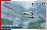 Special Hobby 72453 de Havilland DH.100 Vampire Mk.3 'European and American Users' 
