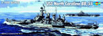 CUIRASSE USS NORTH CAROLINA BB-55 1/700
