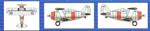 SET DE 6 AVIONS GRUMMAN F2F FLYING BARREL 1/350