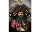 BLACK BEARD 1718 - Queen Anne's Revenge (bust 200mm)